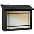 thumbnail image 1 of Americas Finest Lighting AF-3043-TB-HN Summit Large Mailbox, Honey - Textured Black, 1 of 1