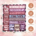 thumbnail image 3 of Retirement Blanket for Woman, Retirement Rules Gifts 2024, Best Retirement Gifts Ideas, Funny Farewell Gifts for Coworkers Women 50"x60", Coworker Leaving Gift Blanket, Funny Retirement Blanket, 3 of 5