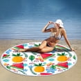 thumbnail image 1 of Xihbxyly Toalla de Playa Tropical, Microfibra Extragrande, Secado Rápido, Resistente a La Arena, Superabsorbente, Ligera, Ideal para Piscina, Playa, Camping y Viajes, 150 X 150 Cm., 1 of 4