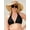 Black, variant on Ocean Blue Women's Plus Size Swimsuits for All Women Halter Bikini Top Bathing Suit