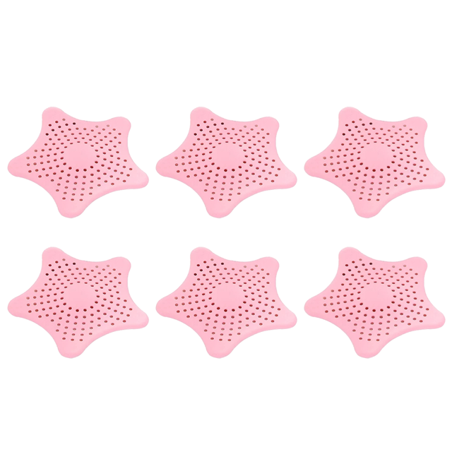 Cubierta de drenaje de piso de estrella de mar, recogedor de pelo, cubierta de drenaje, adecuada para cocina, baño, balcón