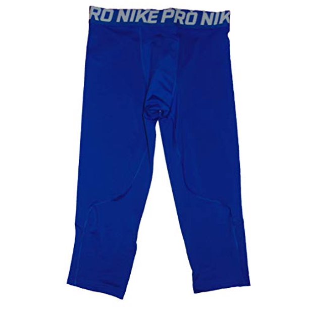 Nike Boy's Pro Training Tights 3/4 Length Blue L 858228-480 - Walmart.com - Walmart.com