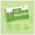 thumbnail image 3 of Simple Kind to Skin Facial Wipes Gentle and Effective Makeup Remover Cleansing Free from color and dye artificial perfume and harsh chemicals, 25 Count Pack of 2, 3 of 18