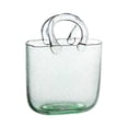 thumbnail image 4 of Jarrón de vidrio moderno, jarrón, maceta, terrario, forma de bolso, arreglo floral para verde, 4 of 9