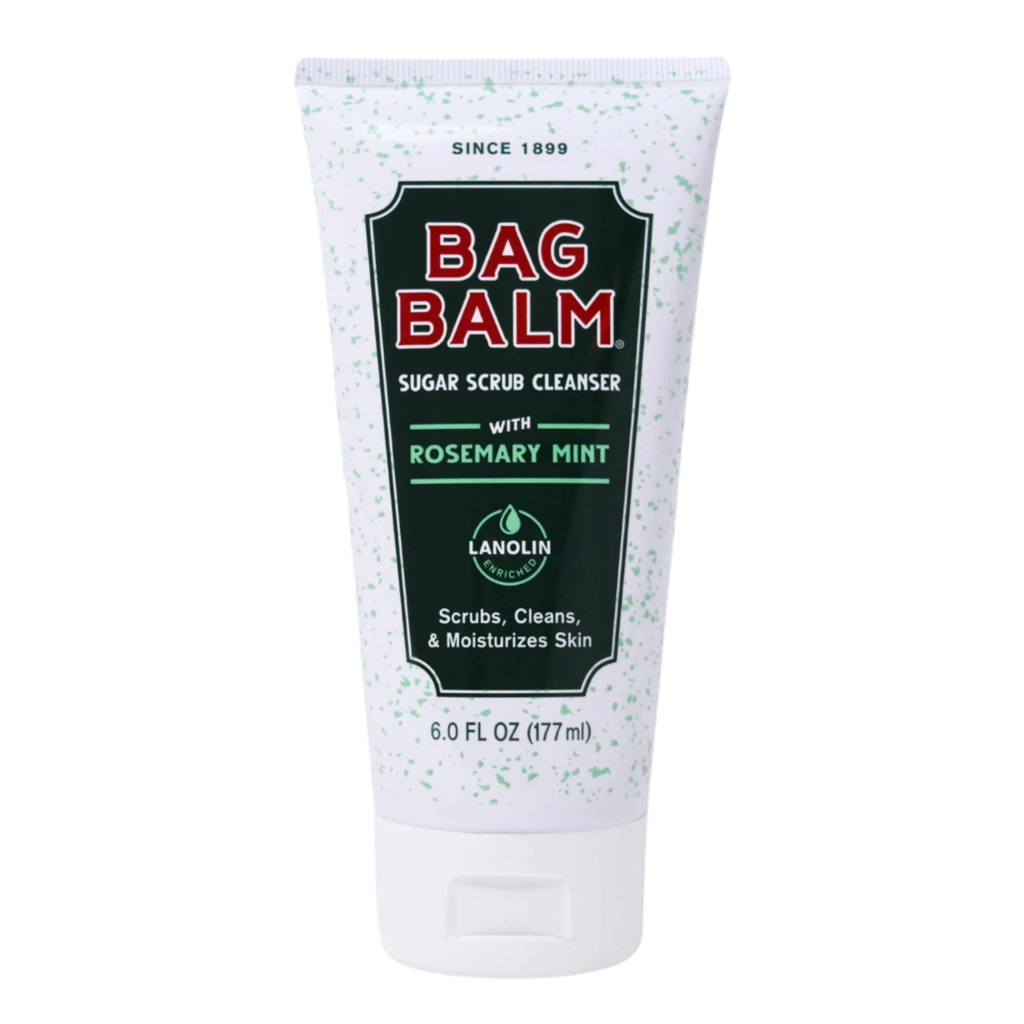 Bag Balm Rosemary Mint Foaming Sugar Scrub Cleanser, 6 fl oz