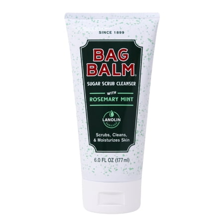 Bag Balm Rosemary Mint Foaming Sugar Scrub Cleanser, 6 fl oz