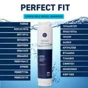Mist Ultra Clarity Pro Refrigerator Water Filter Replacement Compatible with Bosch BORPLFTR50, BORPLFTR55, 12033030, 11032531, WFS200MF, RA450022, REPLFLTR55, 3-Pack