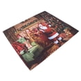 thumbnail image 3 of Tapiz navideño Exquisito y moderno Fondo decorativo navideño Paño colgante para el hogar Sala de estar Patrón 14, 3 of 10