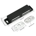thumbnail image 2 of 3" Long Double Magnetic Latches Catch ABS Black, 2 of 5
