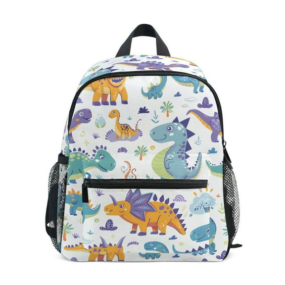 ALAZA Cute Cartoon Dinosaurs School Backpack Small Bookbag Mini Bags