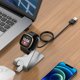 thumbnail image 1 of Cargador De Reloj Inteligente Cargador de reloj Cable de carga Estación de acoplamiento USB inteligente para Fitbit Versa 4 Gris Likrtyny Para estrenar, 1 of 9