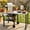 Black(W/ DRAWER), variant on MEETFAV Foldable Outdoor Grill Cart Patio with Trash Rack, Drawer, Foldable Top & Storage Space Prep Station BBQ Cart for Backyard, Patio, Black