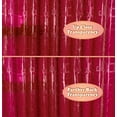 thumbnail image 4 of Shower Curtain Liner 3D Semi Transparent Heavy 8G Thick PEVA Waterproof Plastic Metal Grommets and Weighted Magnets 70 x 72 inches with Hooks Geometric Burgundy, 4 of 8