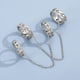 thumbnail image 1 of Juego de Anillos Apilables Punk Hip Aleación para Mujeres, 1 of 10
