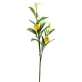 thumbnail image 1 of Lemon Yellow Berries Green Plants Artificial For Flower Arrangement Party Simulation LemonTree Decor Home Wedding Branch, 1 of 6