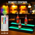 thumbnail image 4 of VEVOR Led Lighted Liquor Bottle Display Shelf 30-Inch，Led Bar Shelves for Liquor 2-Step Lighted Liquor Bottle Shelf for Home/Commercial Bar,Acrylic Lighted Bottle Display with Remote & App Control, 4 of 10
