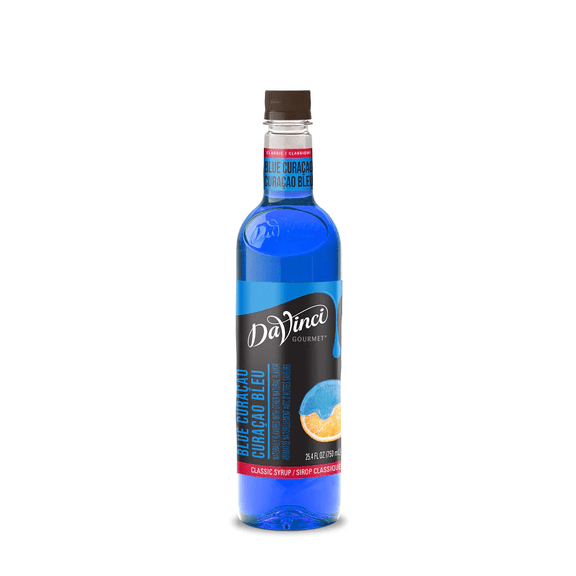 DVG Classic Blue Curacao Syrup PET cs 4/750 ml