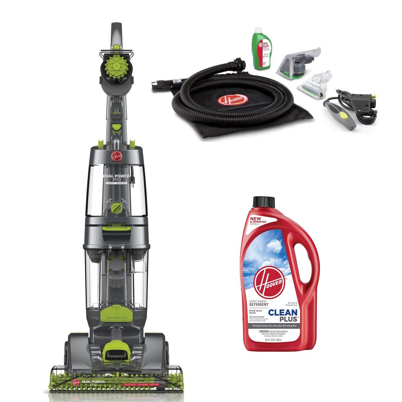 Hoover Dual Power Pro Carpet Cleaner w 