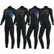thumbnail image 5 of Soidarity Traje de buceo de 3mm, Material de nailon, buena elasticidad, traje de baño de una pieza de estilo de manga larga, traje de neopreno con ribete Deportes acuáticos Mujer Morado Oscuro L Soidarity OD020682-22, 5 of 6