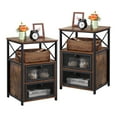 thumbnail image 2 of VECELO 3-Piece Victorian Bedroom Set Bed Frame And 2 Nightstand, 2 of 8