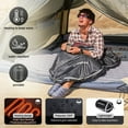thumbnail image 4 of KingCamp Oversized Heating Sleeping Bags Cotton Flannel Cold Weather Sleeping Bag with 3 Adjustable Heating Levels for Adult, 4 of 8