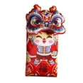 thumbnail image 2 of GUOOL New Year Red Envelopes Hong Bao 2024 Year of The Dragon Cloth Hongbao Red Packets Lucky Money for Graduation Wedding Birthday Close Eyes 13x22cm, 2 of 9