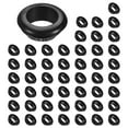 thumbnail image 1 of Uxcell Paquete de 50 Grommets de Goma para Barandilla de Cable, Agujero de Perforación de 20mm, Diámetro Interior de 16mm, Junta de Ojal para Cableado, Cable de Alambre, Automotriz [Negro], 1 of 1