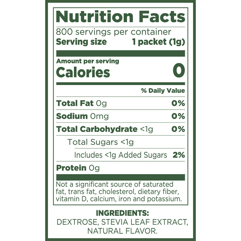 Pure Via Liquid Stevia Drops Zero Calorie Sweetener 1.6 oz