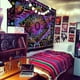 thumbnail image 3 of Tapiz de tinte de corbata de sol ardiente, sol celestial, luna, estrella, planeta, tapiz doble bohemio, tarjeta de tarot, tapiz bohemio para colgar en la pared, tapiz hippie, manta de playa, cortina oso de fresa Electrónica, 3 of 5