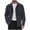 Dark Gray, variant on Button Down Jacket Men Plain Shacket Black Shirt Long Sleeve Pocket Casual Mens Clothes