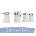 thumbnail image 3 of Prominence Home Fairendale 4-Light Brushed Nickel Bathroom Vanity Light with Frosted Glass Shade, 3 of 6
