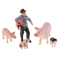 thumbnail image 2 of Juego de Juguetes de Plástico con Animal de Granja Sunnimix Juguete de figura de acción de PVC, 2 of 7
