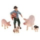 thumbnail image 2 of Juego de Juguetes de Plástico con Animal de Granja Sunnimix Juguete de figura de acción de PVC, 2 of 7