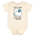 thumbnail image 3 of Inktastic This Llama Loves His Mama with Blue Hearts Boys Baby Bodysuit, 3 of 5