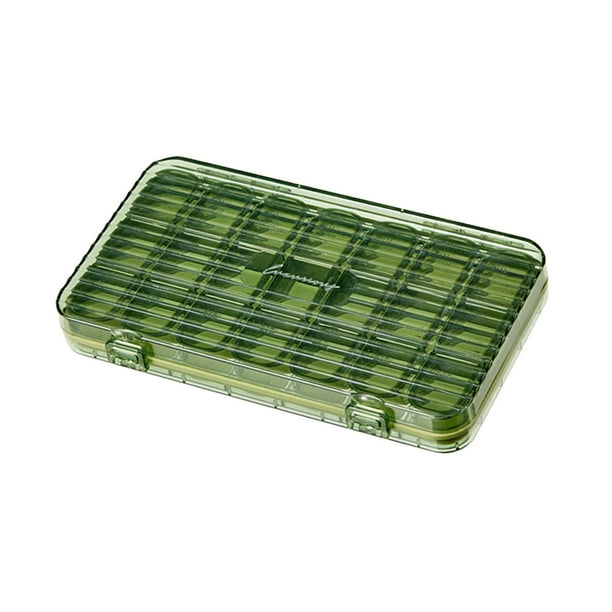 Caja organizadora de joyas, caja multiusos para guardar aretes, caja de exhibición para aretes. Verde