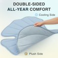 thumbnail image 5 of Galactic Goods Dog Cooling Mat - Washable, Lightweight，Cooling Blanket for Bed Crate, Anti Slip Indoor Dog Cool Pad for Sleeping Summer Pad for Dogs and Cats, 5 of 7