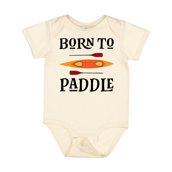 Inktastic Kayaking Born to Paddle Kayak Boys or Girls Baby Bodysuit