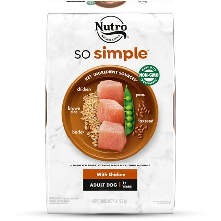 UPC: 0079105130363 | Nutro So Simple With Chicken Adult Dog Food  27 Lb.