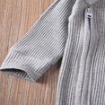 thumbnail image 4 of Newborn Infant Baby Boys Girls Romper With Zipper Ribbed Jumpsuit Kids Pajamas Clothes, 4 of 6