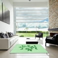thumbnail image 7 of Ahgly Company Machine Washable Indoor Rectangle Transitional Mint Green Area Rugs, 8' x 12', 7 of 7