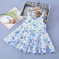thumbnail image 2 of IROINNID Toddler Girl Princess Ruffle Dress Sleeveless Printed Toddler Dresses 1T, 2 of 6