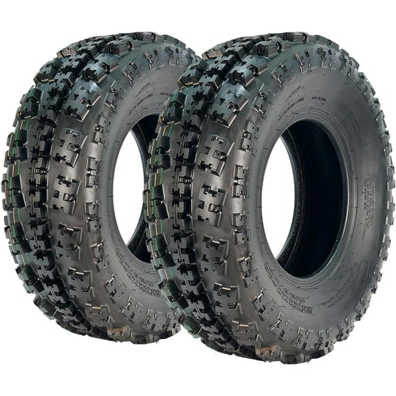 2Pack 22X7-10 ATV Tires, 22X7x10 ATV UTV All Terrain Tires,Sport Front UTV Tires,6 PR, Tubeless