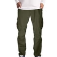 thumbnail image 2 of B91xZ Biker Jeans for Men Ripped Slim Fit Skinny Stretch Jeans,Green M, 2 of 5