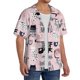 thumbnail image 2 of Fotbe Cat Camisa Estampada de Manga Corta para Hombre, Casual de Verano, Estilo Playero, Sin Arrugas-XX-Large, 2 of 5