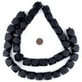 thumbnail image 2 of The Bead Chest Black Cornerless Cube Wood Beads: 20mm Diamond Cut Natural Organic Beads for Jewelry Making, 2 of 4