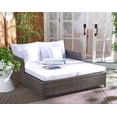 thumbnail image 3 of SAFAVIEH Cadeo Outdoor Patio Daybed, Grey/White, 3 of 12
