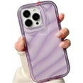 thumbnail image 6 of Compatible with iPhone Case,Clear Curly Wave Water Ripple Print Camera Lens Protection Soft Shockproof Cover Phone Case (Green,iPhone 14 Pro), 6 of 6
