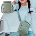 thumbnail image 2 of Small Pocket Sling Crossbody Bag for Women & Men, Simple Purse and Bag for Concerts & Walking, 6x8in, 2 of 6