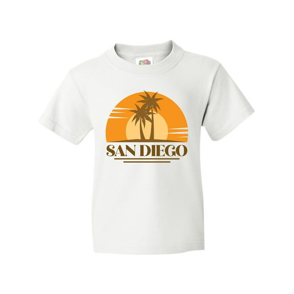 Inktastic San Diego California Retro Sunset Youth T-Shirt