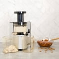 thumbnail image 4 of Omega Cold Press Masticating Vegetable and Fruit Extractor, Vertical Low-Speed Juicer, in Silver (VSJ843QS), 4 of 11